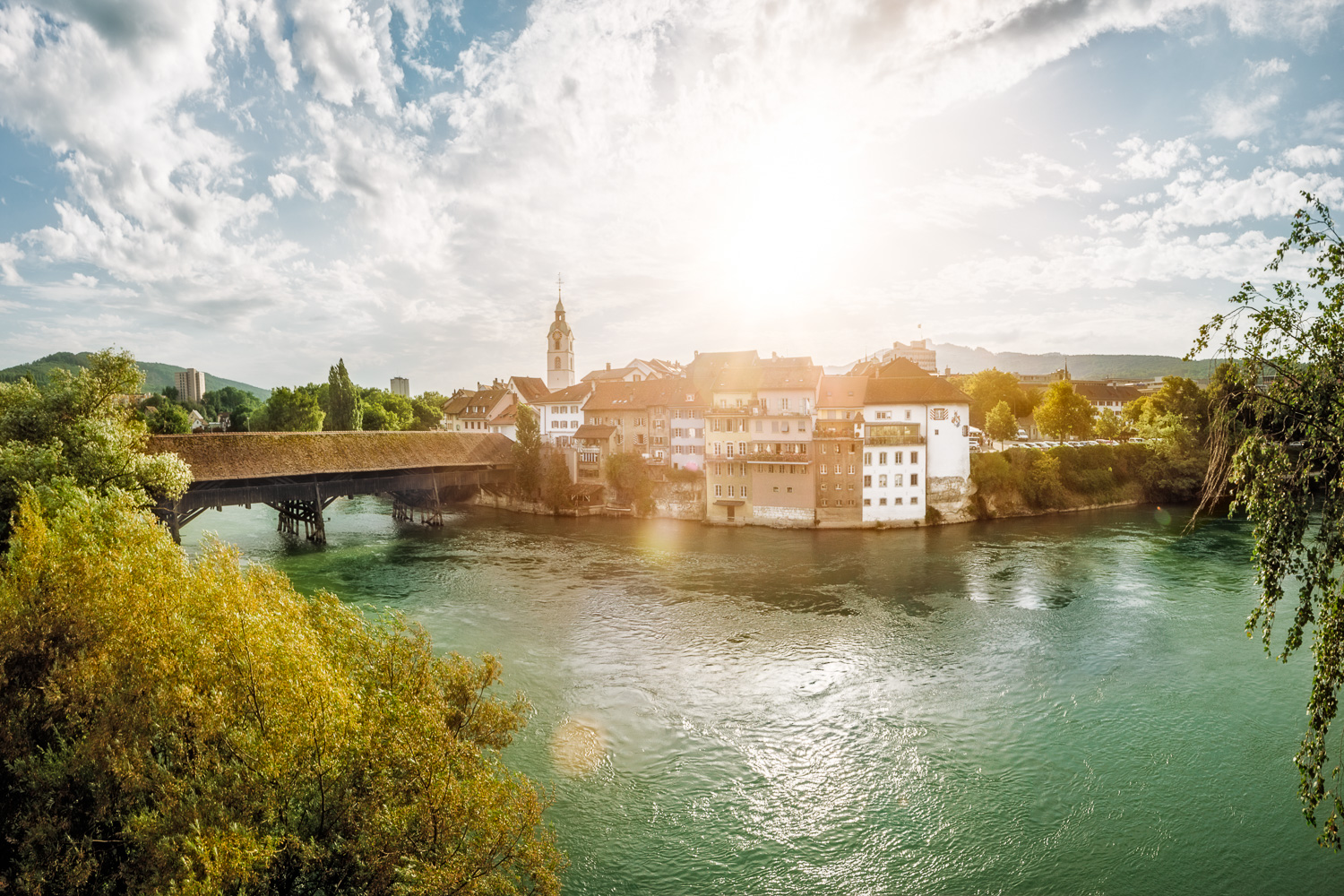 Blick über Olten – Seminarstadt in der Zentralschweiz